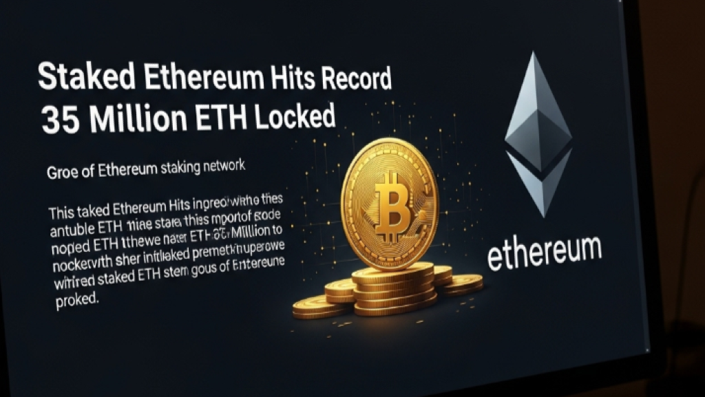 Staked Ethereum surpasses 35 million ETH, a new all-time high